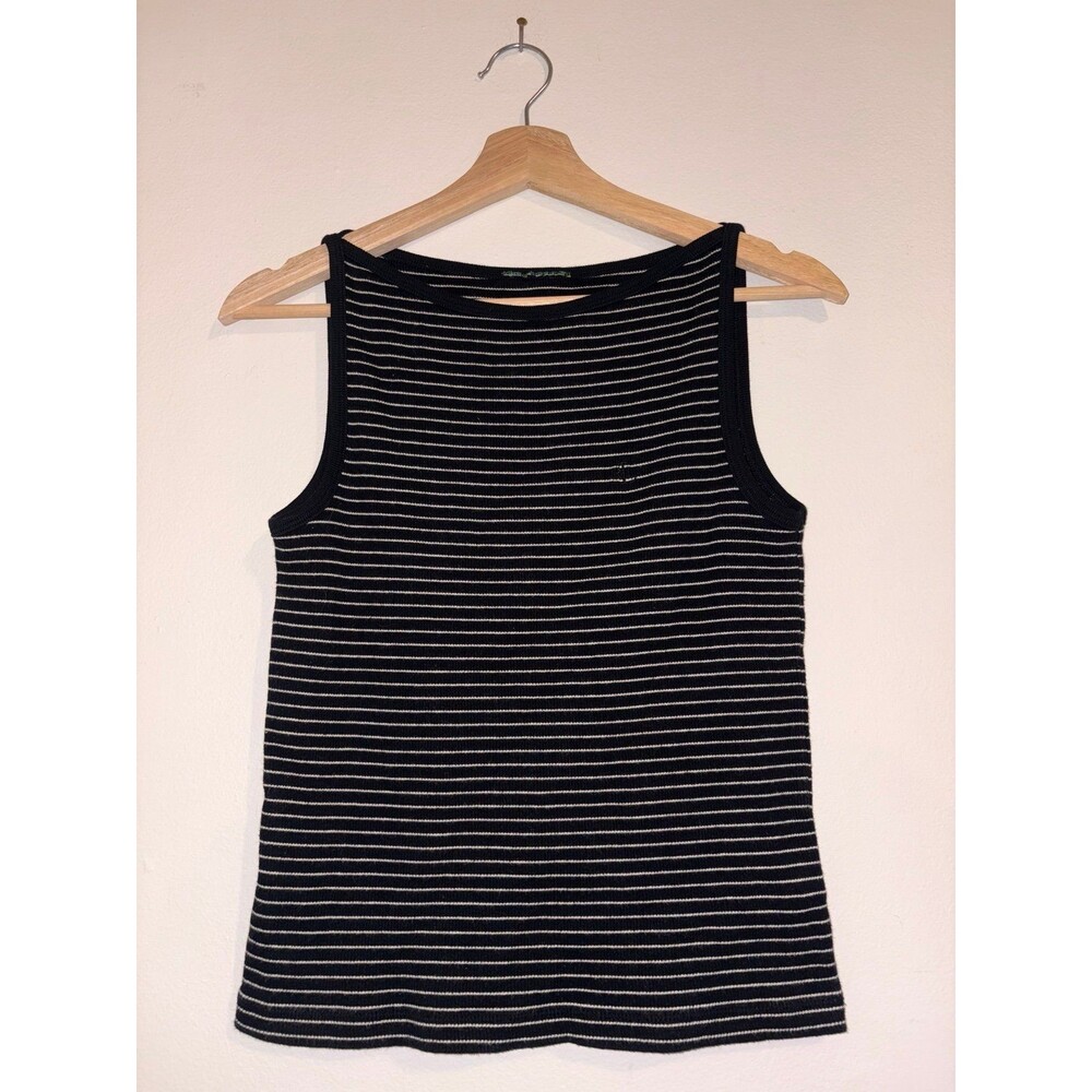 Super Cute Black and White Ralph Lauren Tank Top (missing top tag)